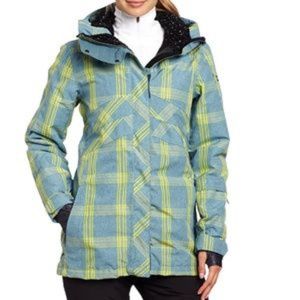 RIDE Snowboards Madison Jacket Blue Plaid